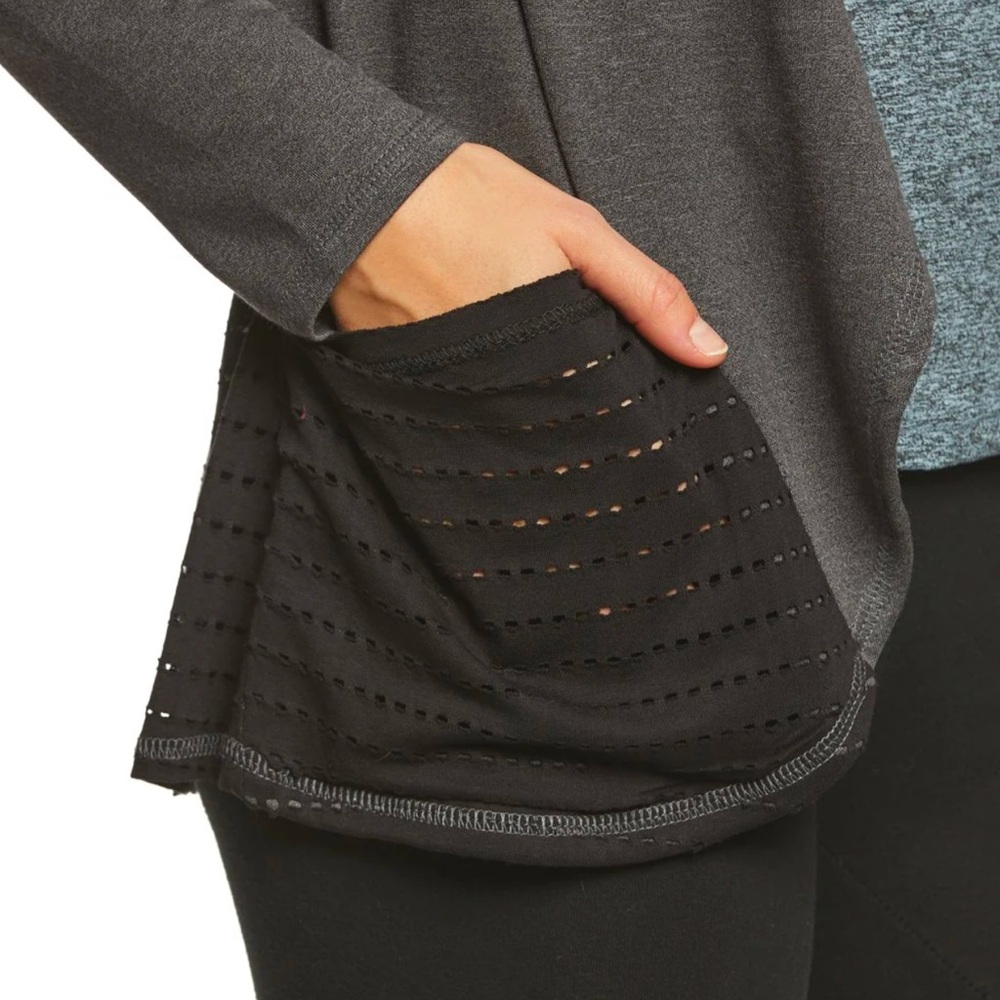 Balance Collection Estella Waterfall After Yoga Wrap or Cardigan - Picture 5 of 12